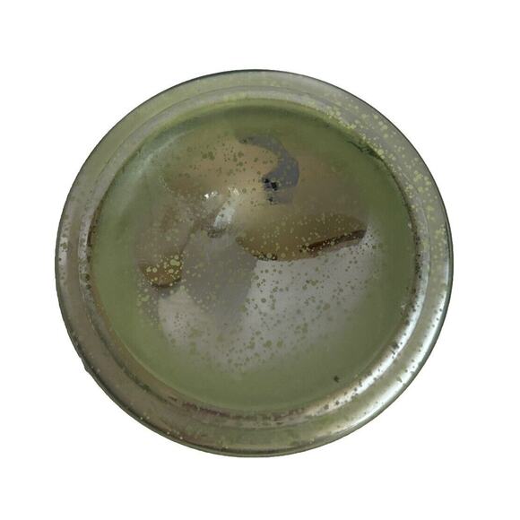 5" Green Mercury Glass Candle Holder Christmas Decoration Gift item - Picture 6 of 6
